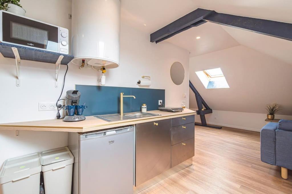 L'Azur Dore, Studio Pour 2 Voyageurs Isles-sur-Suippe Exterior foto